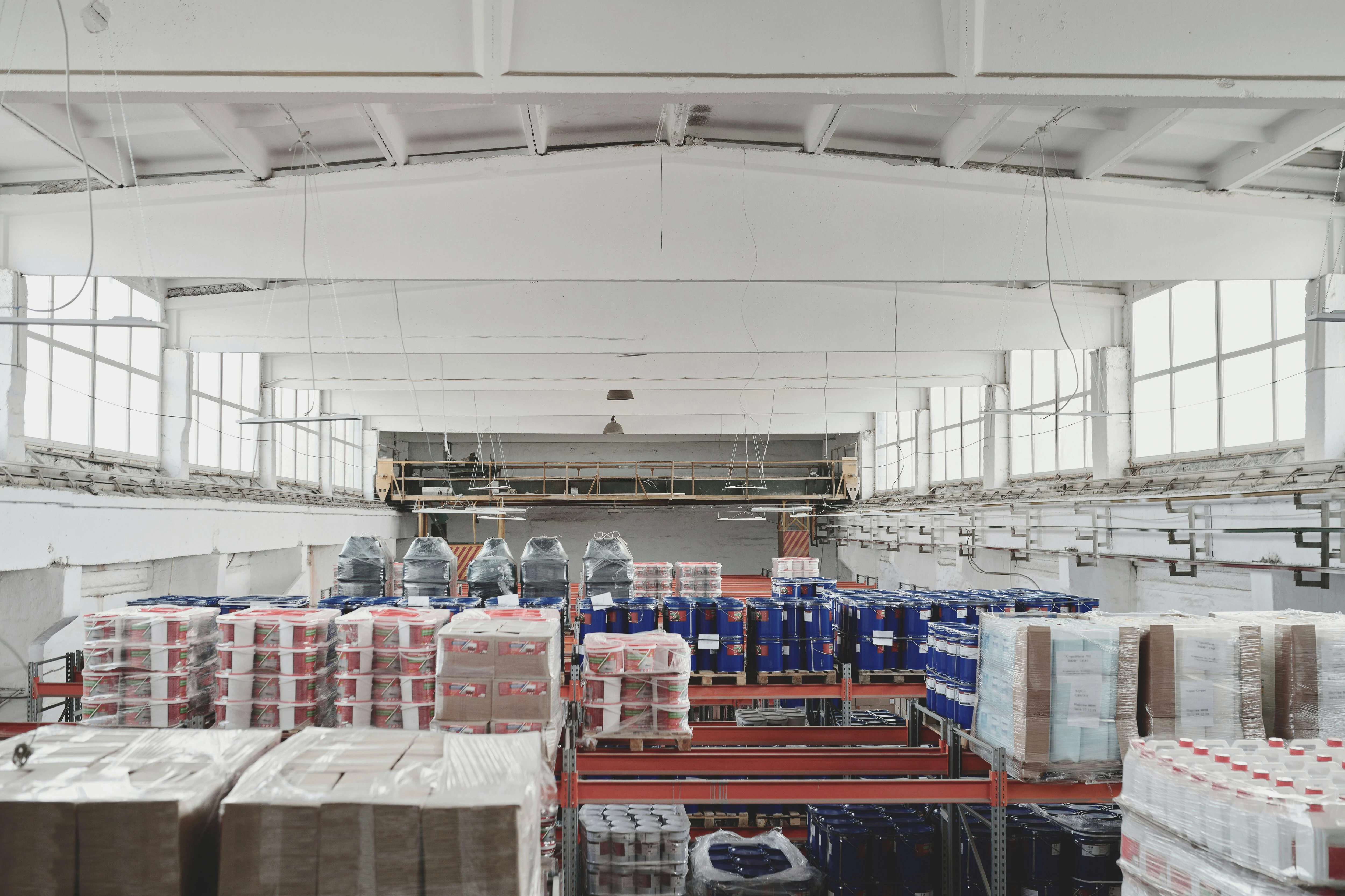 U.S. on-site warehousing facilities